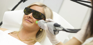 Effects on the skin laser