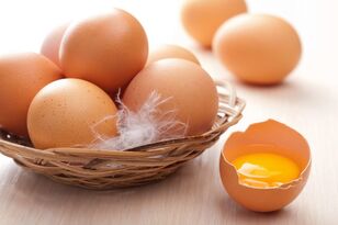 The use of eggs allows you to achieve a high cosmetic and aesthetic effect